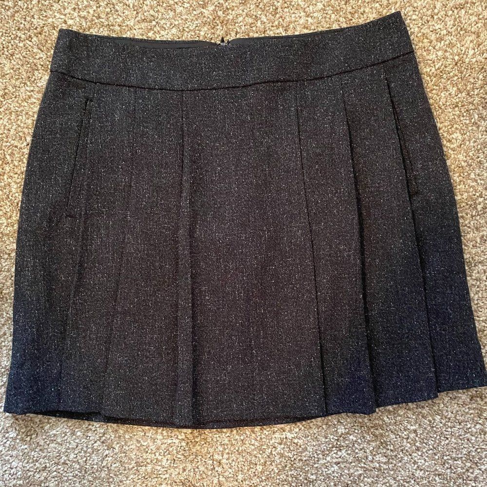Gap Pleated Lined Stretch Mini Skirt Women Size 6